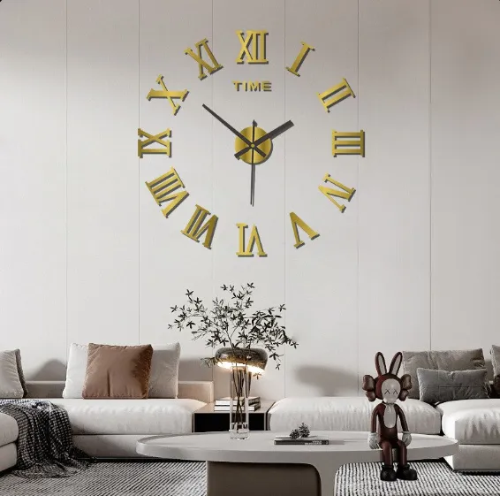 ChronoWall™ – Horloge Murale 3D Design Miroir view 4