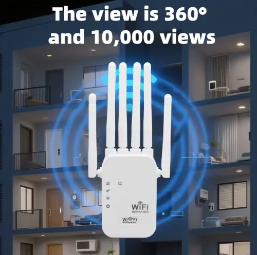 WiFi Repeater 1200Mbps Wireless WIFI Extender WiFi Booster 2.4G/5G Network  view 3